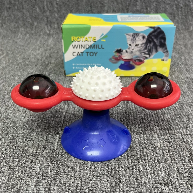 Rotate Windmill Cat Toy