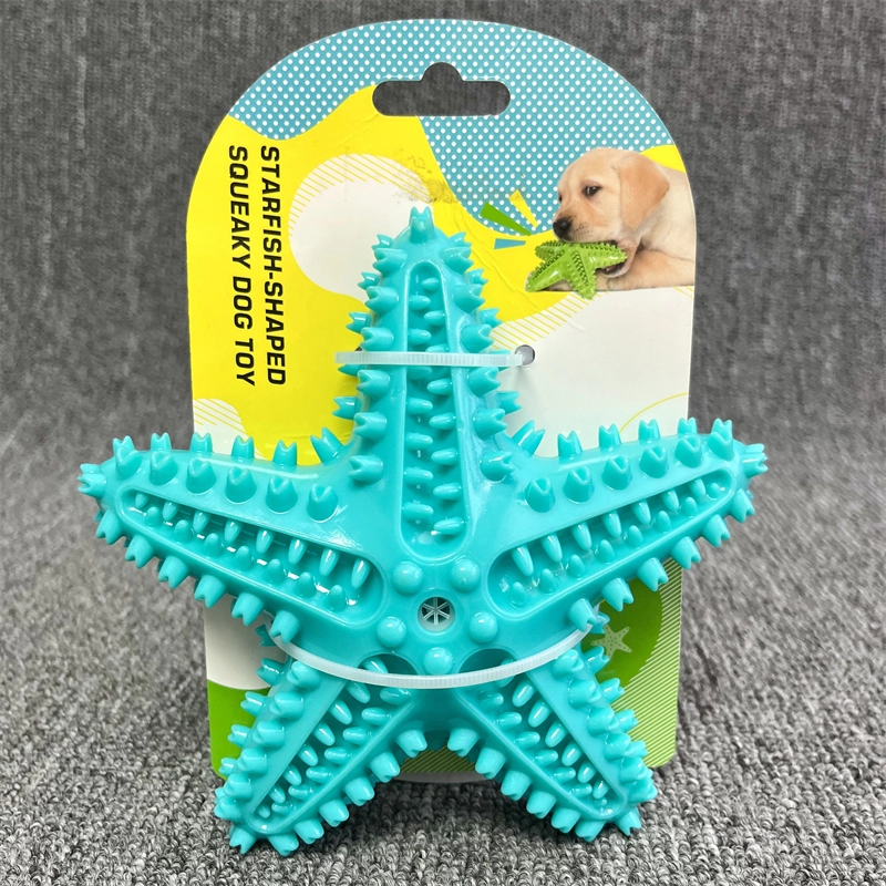 Starfish-shaped Squeaky Dog Toy