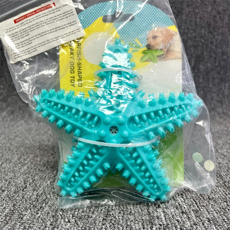 Starfish-shaped Squeaky Dog Toy